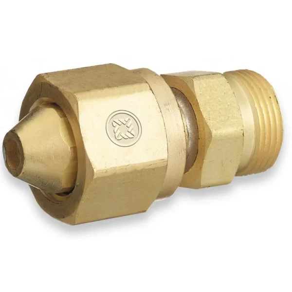 Western CGA-300 (COMM) to CGA-520 (B) Acetylene Cylinder Adapter 316