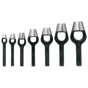 General Tools 1271ST Arch Punch Set, 7 Piece, Plastic Roll Pouch, 1/4″ – 1″ (1 Set)