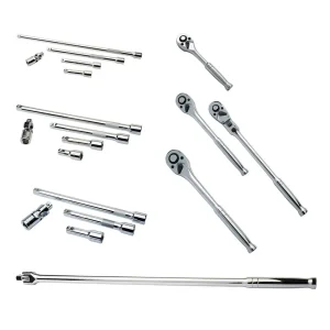 Eastwood 19 Piece Ratchet- Extension and Breaker Bar Set