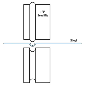 Eastwood Bead Roller 1/4 Inch Bead Dies