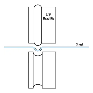 Eastwood Bead Roller 3/8 Inch Bead Dies