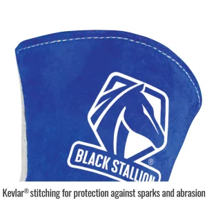 Black Stallion 320L Side Split Cowhide High Quality Welding Gloves, LARGE