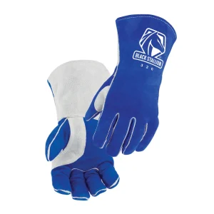 Black Stallion 320XXL Side Split Cowhide High Quality Welding Gloves, 2XL, 6/PACK