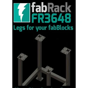 CertiFlat FR3648-U 36 Inch X 48 Inch fabRack Leg Kit for fabBlocks