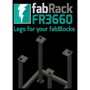 CertiFlat FR3660-U 36 Inch X 60 Inch fabRack Leg Kit for fabBlocks