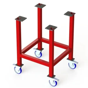 CertiFlat FR3648-U-K 36 Inch X 48 Inch fabRack Leg Kit with Casters for fabBlocks