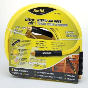 Amflo Ultra Air Premium Hybrid Air Hose 100′ x 3/8 Inch