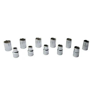 Eastwood 11pc – 1/2 Inch Drive MM Shallow Socket Set