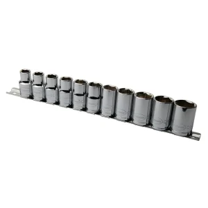 Eastwood 11pc – 1/2 Inch Drive MM Shallow Socket Set
