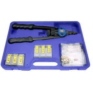 Astro Pneumatic – 13 Inch Hand Rivet Nut Kit w/ Rivet Nut Assort