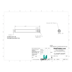 CertiFlat 8 Inch FabPost