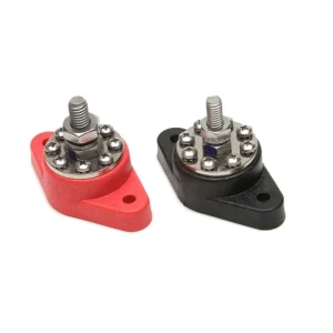 Painless 8-Point Distribution Block Kit (Red and Black)