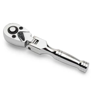 Eastwood 1/4 Inch Drive Stubby Flex Head Ratchet