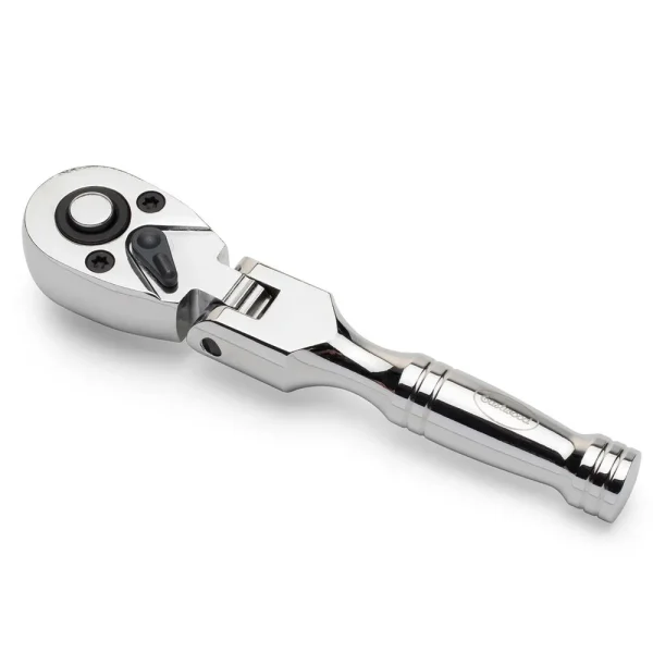 Eastwood 1/4 Inch Drive Stubby Flex Head Ratchet