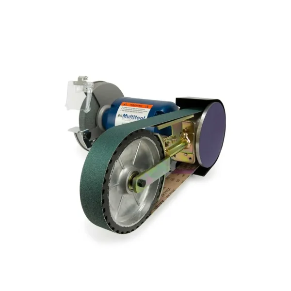 Multitool 2 Inch x 48 Inch Belt and 7 Inch Disc with 8 Inch Contact Wheel Attachment – 8CW