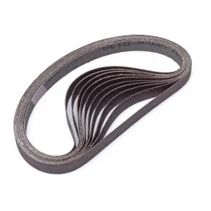 Eastwood 10 Pack 1/2×18 Aluminum Oxide 120 Grit Abrasive Belts