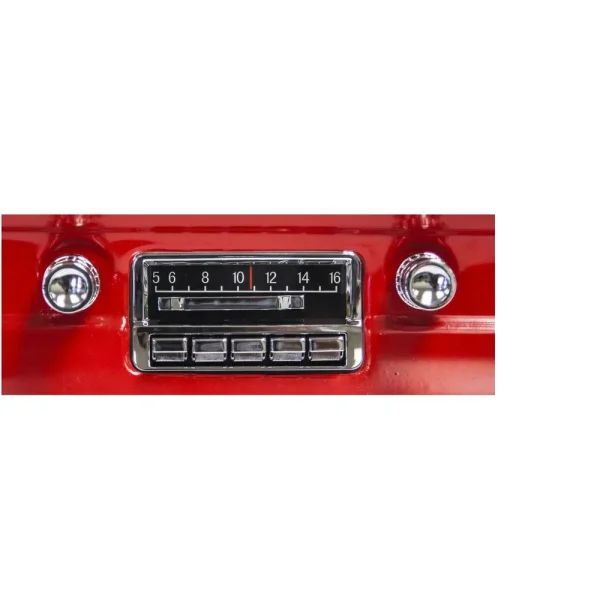 64.5-66 Ford Mustang Custom Autosound Slidebar Radio Package with Bluetooth Adapter PKGMSSBR