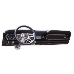 64.5-66 Ford Mustang Custom Autosound Slidebar Radio Package with Bluetooth Adapter PKGMSSBR
