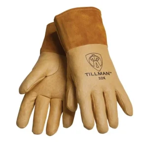 Tillman 32K Heavy Duty Pigskin with Kevlar Lining MIG Welding Gloves (1 Pair)