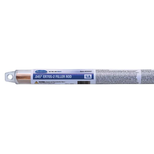 Eastwood .045 Inch ER70S-2 Filler Rod 1LB – ER70S2-045-01T