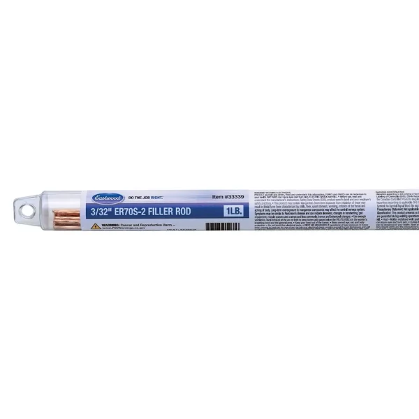 Eastwood 3/32 Inch ER70S-2 Filler Rod 1 LB – ER70S2-094-01T