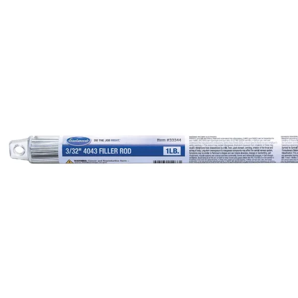 Eastwood 3/32 Inch 4043 Filler Rod 1 LB – ER4043-094-01T