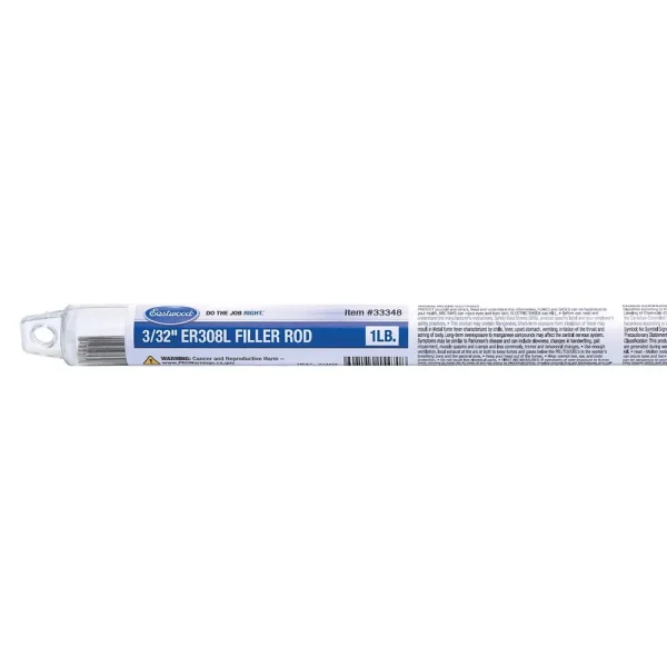 Eastwood 3/32 Inch ER308L Filler Rod 1LB – ER308L-094-01T