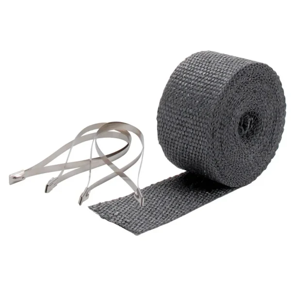DEI Exhaust Wrap Kit – Pipe Wrap & Locking Tie – Black – 10119