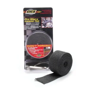 DEI Exhaust Wrap Kit – Pipe Wrap & Locking Tie – Black – 10119