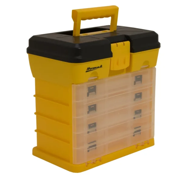 Homak Large Portable Plastic Parts Organizer HA01040121