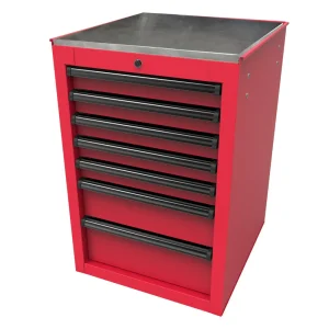 Homak 22 Inch RS Pro 7-Drawer Side Cabinet – Red RD08022070