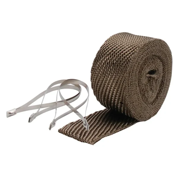 DEI Exhaust Wrap Kit – Pipe Wrap & Locking Tie – Titanium – 10123