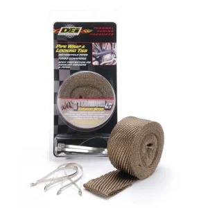 DEI Exhaust Wrap Kit – Pipe Wrap & Locking Tie – Titanium – 10123