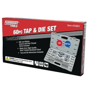 Fairmount 60 Piece Tap and Die Set – Tap and Die Kit