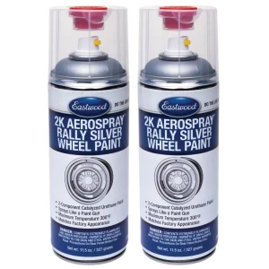 Eastwood 2K AeroSpray™ Rally Wheel Silver Paint