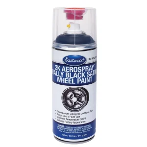 Eastwood 2K AeroSpray Satin Black Rally Wheel Paint