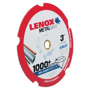 Lenox 3 Inch X .050 InchX 3/8 Arbor Diamond Type 1 cut off wheel