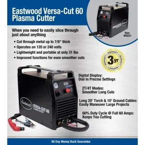 Eastwood 180 AMP MIG Welder and 60 AMP Versa-Cut Plasma Cutter Combo Deal