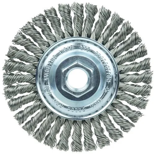 Weiler Wolverine Stringer Bead Wheel – 4″ Steel 36218