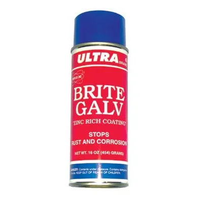 Dynaflux DF305-16 16 oz Aerosol Can of Ultra Brand Bright Zinc Galvanizing, 16 oz Aerosol Can (1 Can)