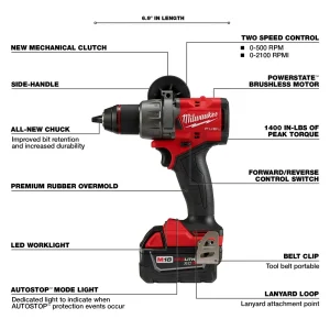 MILWAUKEE® TOOL 3697-22 M18 FUEL™ 2-Tool Combo Kit