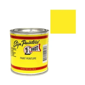 1 Shot Paint Primrose Yellow 1/2 Pint