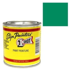 1 Shot Paint Process Green 1/2 Pt