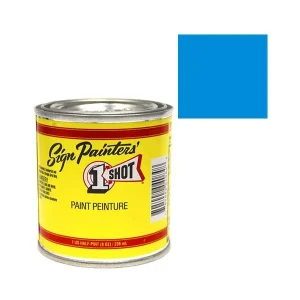 1 Shot Paint Process Blue 1/2 Pint