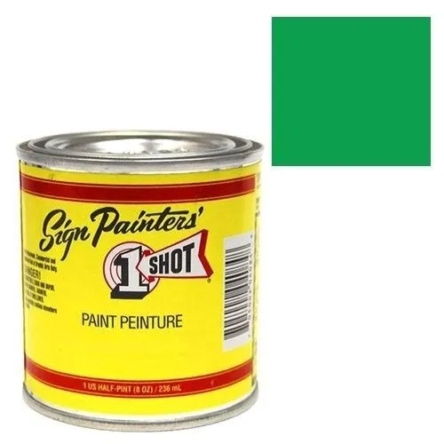 1 Shot Paint Emerald Green 1/2 Pint