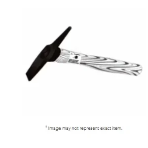 Lenco 380-09120 Chipping Hammer, 12 in, 18 oz Head, Cross Chisel and Pick, Hickory Handle