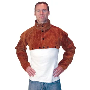 Tillman 3821 Dark Brown Premium Side Split Cowhide Cape Sleeve (1 Pair)