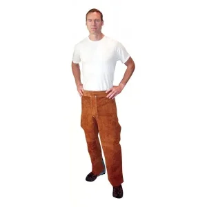 Tillman 3840 24″ x 40″ Premium Dark Brown Leather Split Leg Waist Apron (1 Apron)