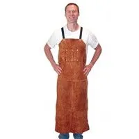 Tillman 3848 24″ x 48″ Premium Dark Brown Leather Bib Apron (1 Apron)