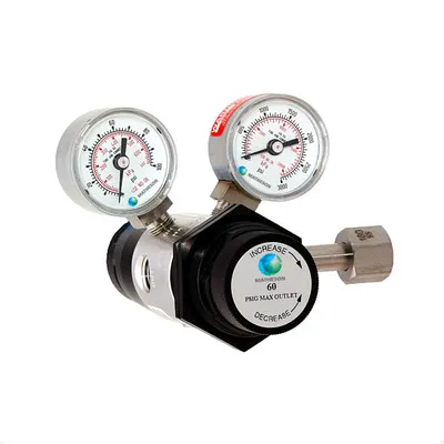 3850 Series Dual-Stage High-Purity Miniature Regulator – Brass